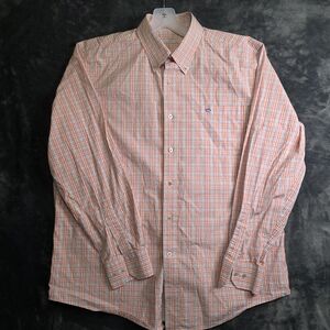 Southern Tide Shirt Mens Large Orange Blue Long Sleeve Button Up Casual Mens 2xl